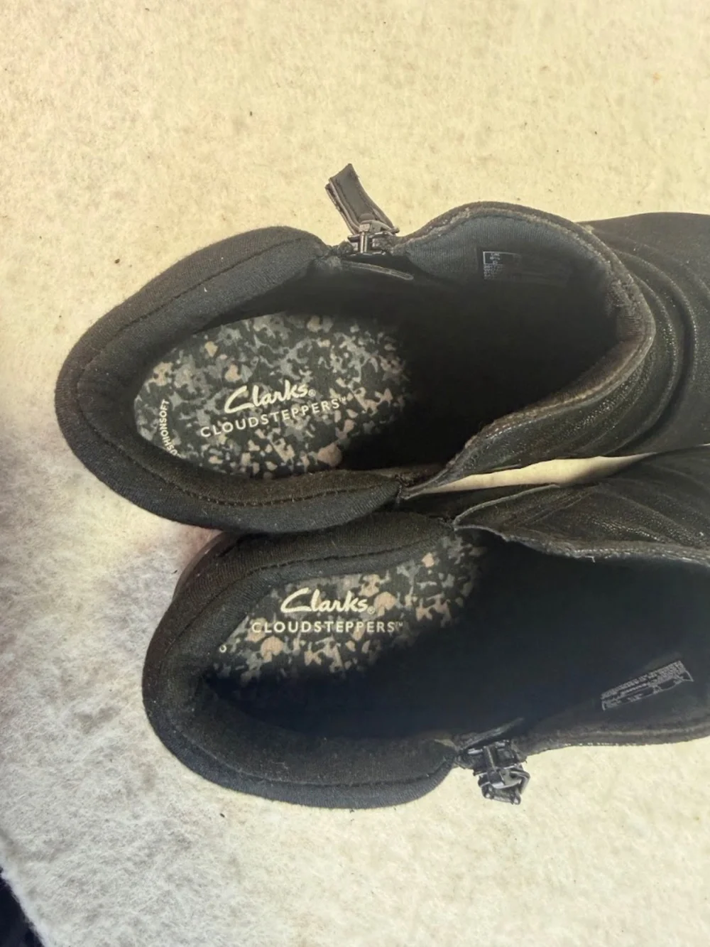 Clarks Cloudsteppers Breeze Range Black Ankle Boots Women's US 11M NWT